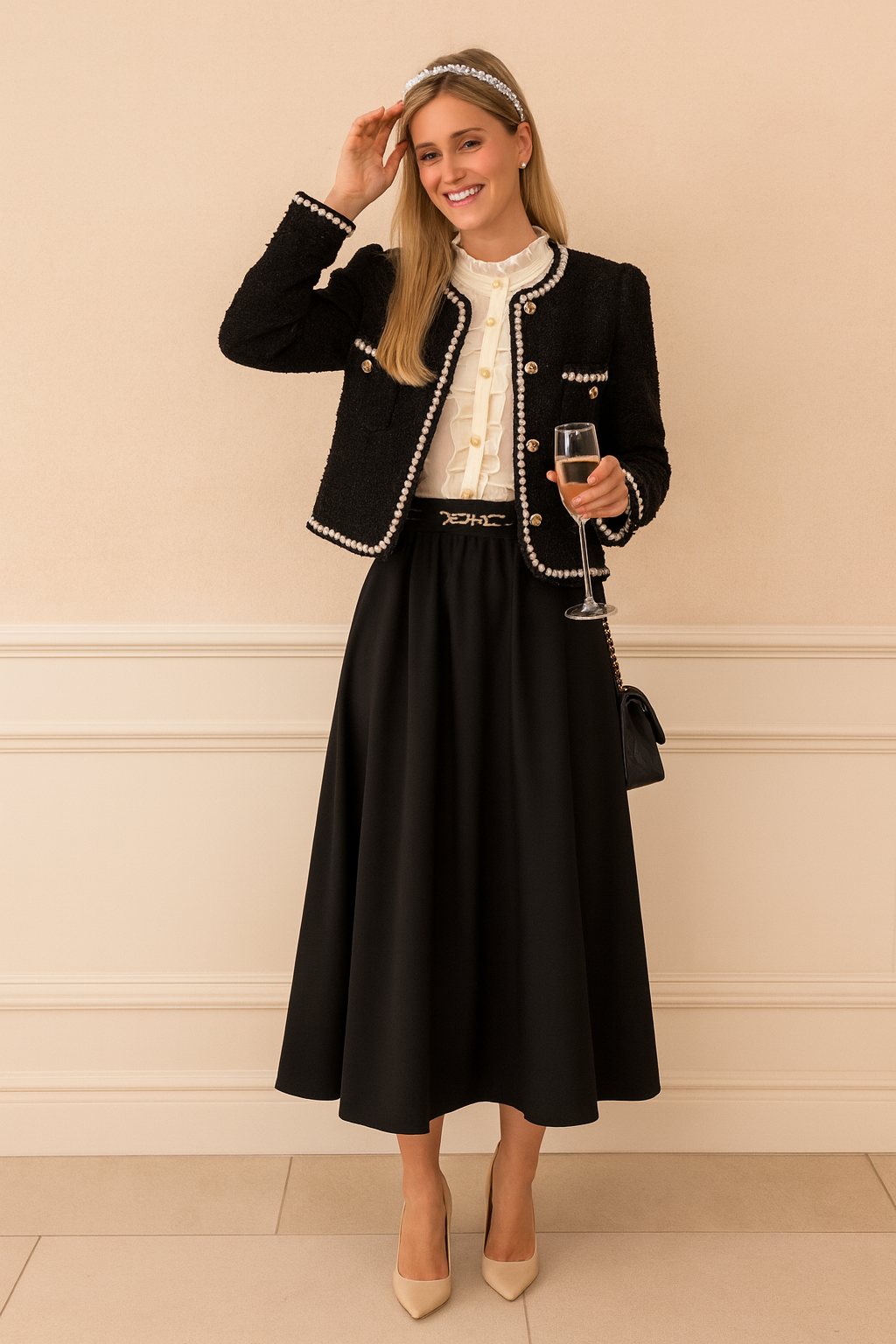 Women's Classic Vintage Short Jacket Elegant Design 2