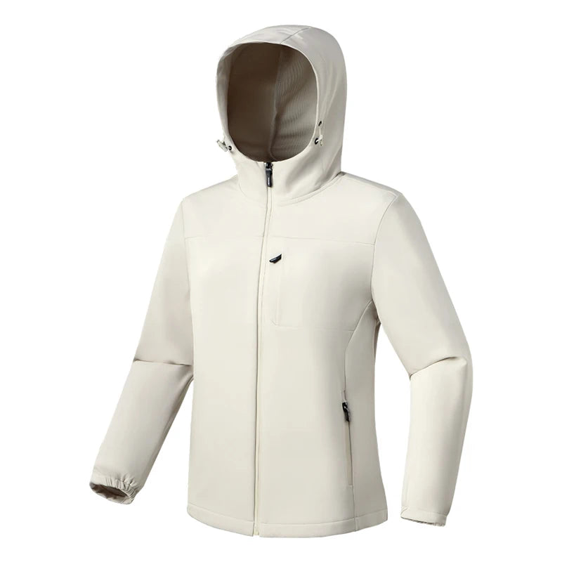 Women's Hooded Softshell Jacket Functional Outdoor Wear Softshell 0