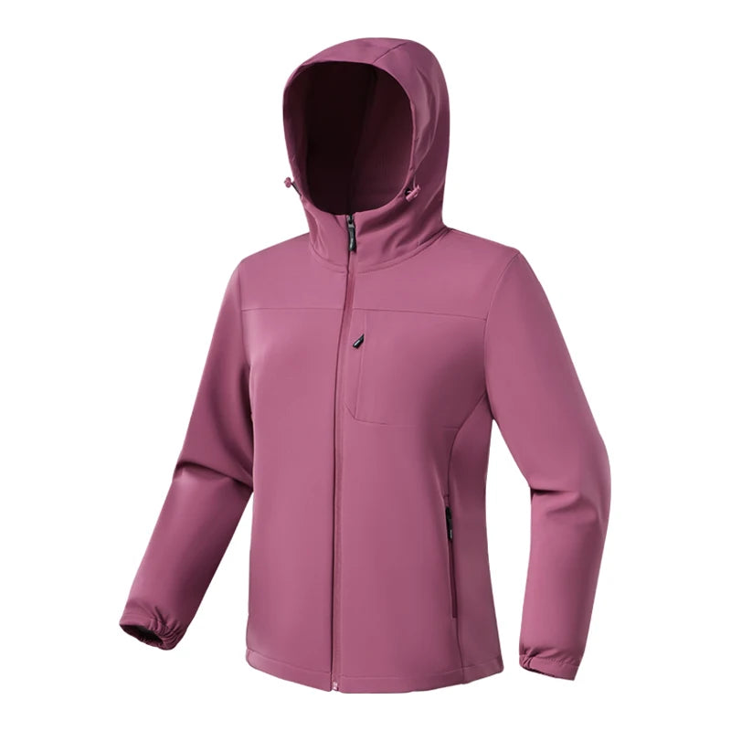 Women's Hooded Softshell Jacket Functional Outdoor Wear Softshell 4