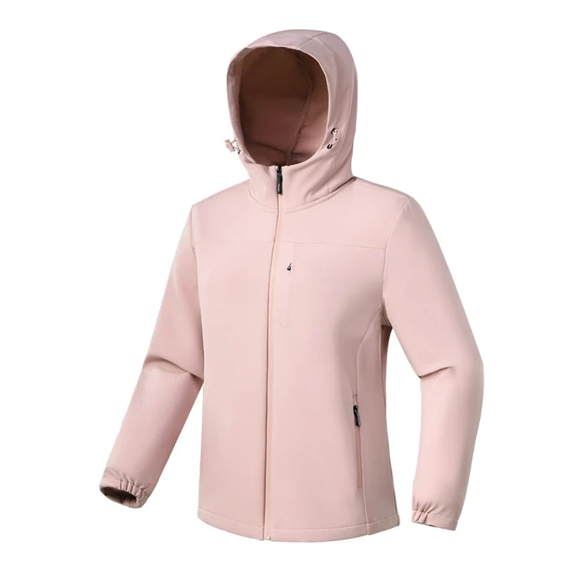 Women's Hooded Softshell Jacket Functional Outdoor Wear Softshell 6