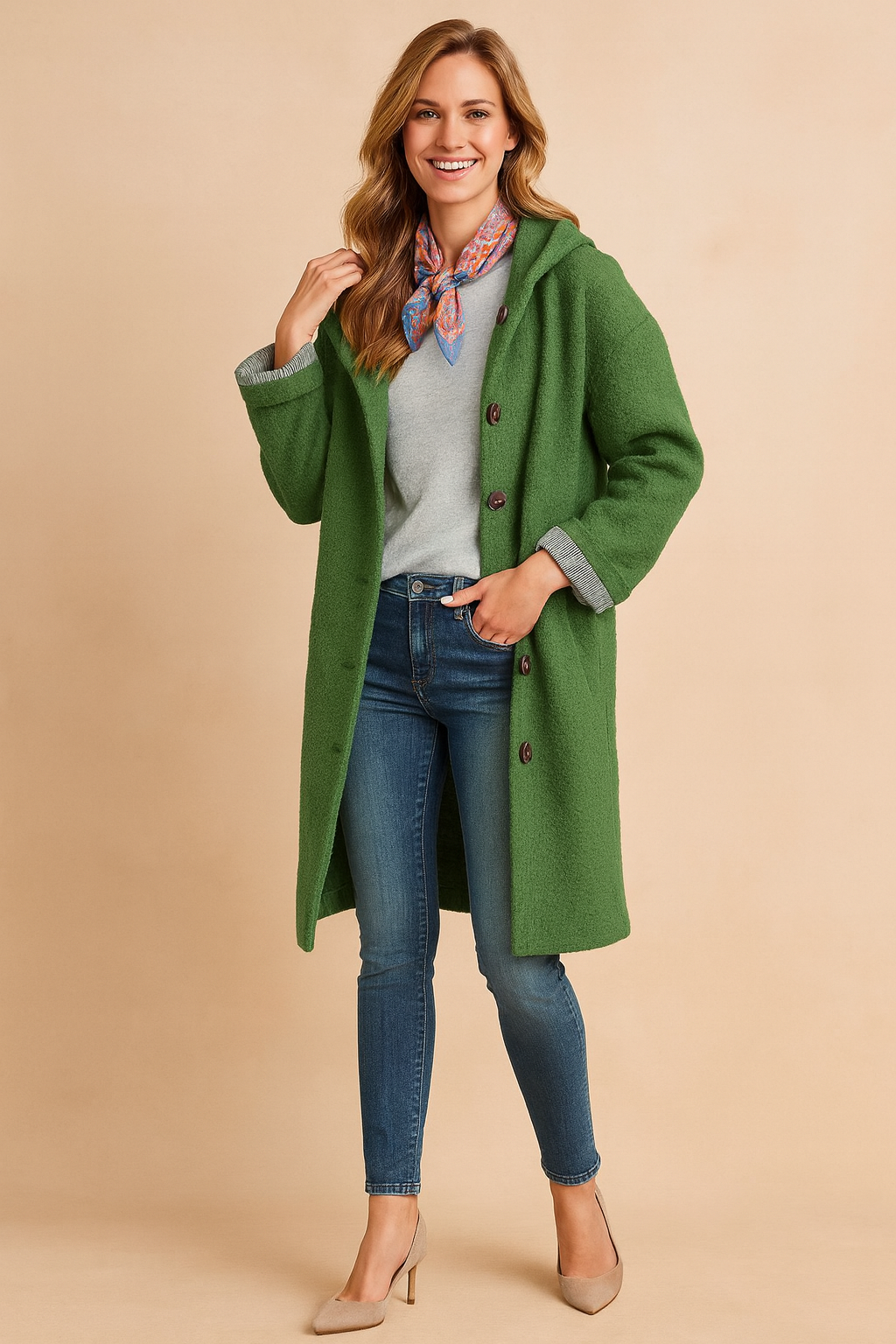 Women's Hooded Winter Jacket Stylish Warm Durable Fabric 0