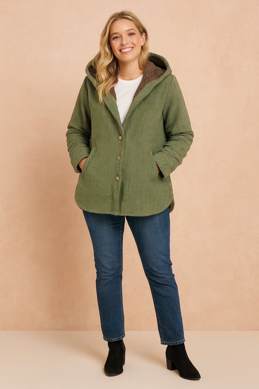 Women's Hooded Winter Jacket for Comfort High-Quality Fabric 2