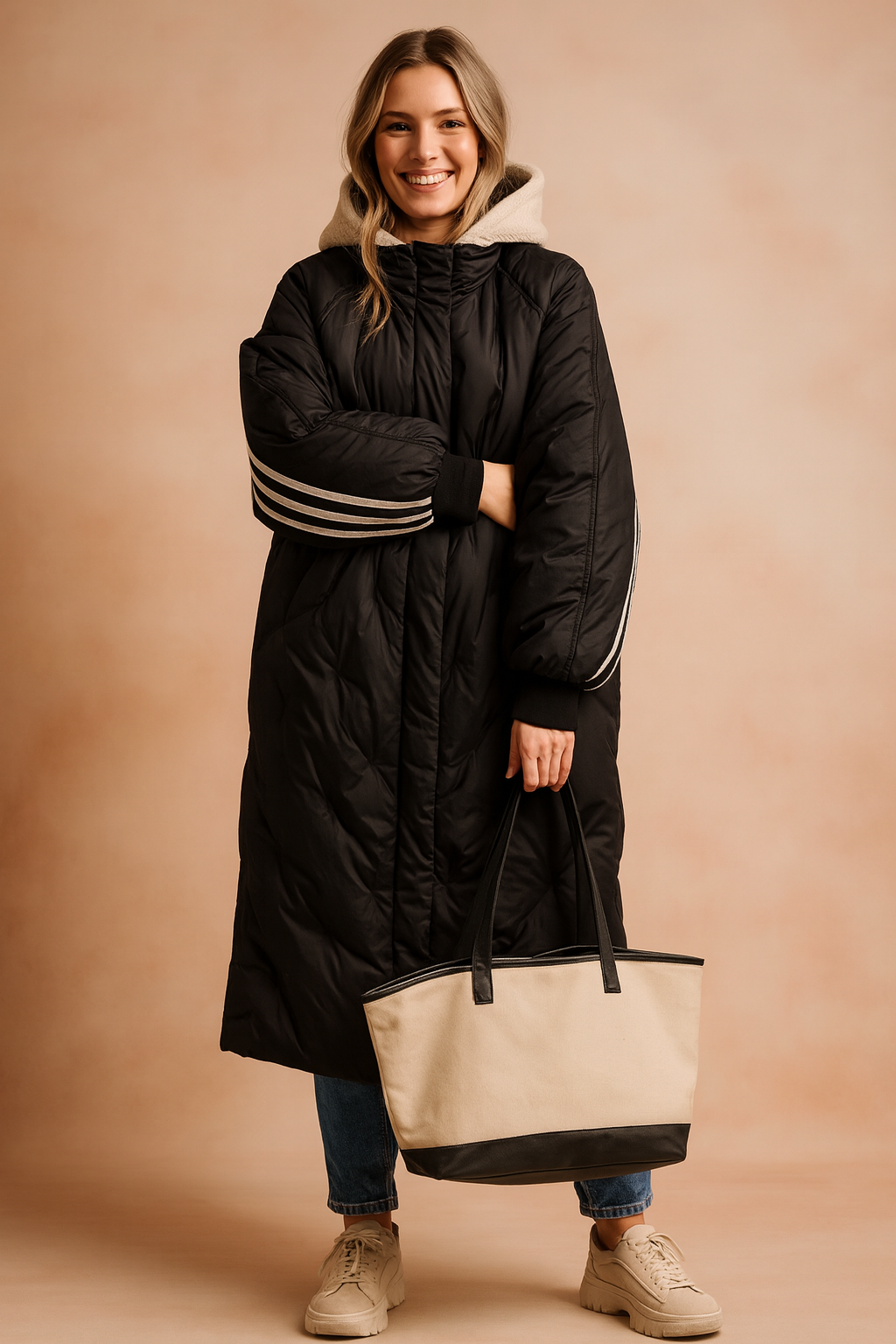 Women's Long Quilted Jacket Warm Insulation Stylish Winter Coat 0