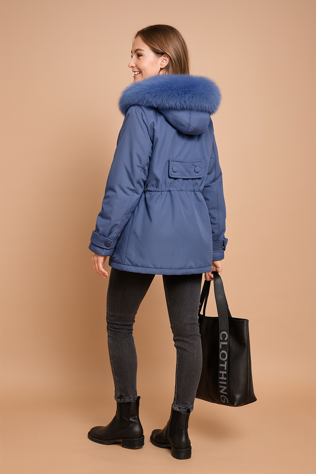 Women's Parka Jacket Winter Comfort High-Quality Fabric 1