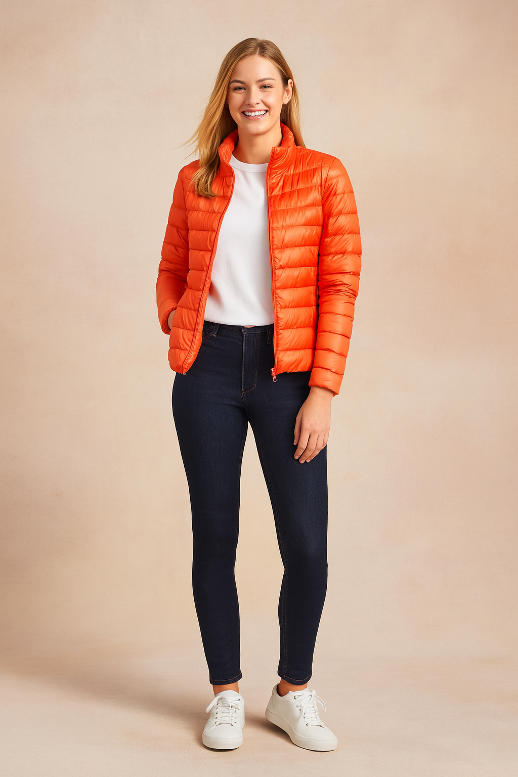 Women's Quilted Winter Jacket Comfortable Warmth Durable Fabric 3