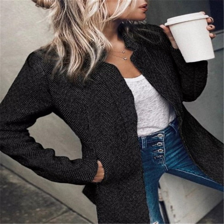 Women's Stylish Coat Elegant Design Comfortable Fabric 2