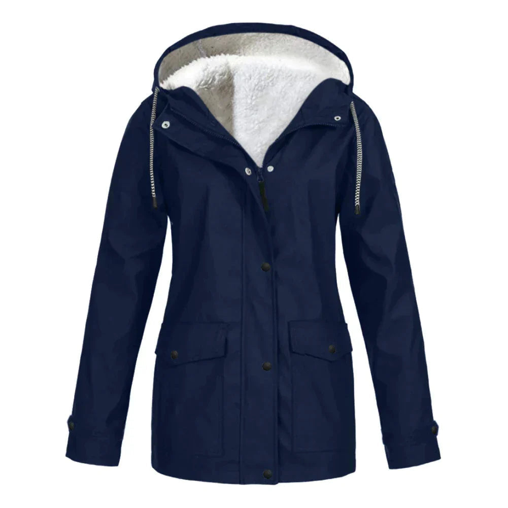 Women's Stylish Rain Jacket Functional Warmth 4