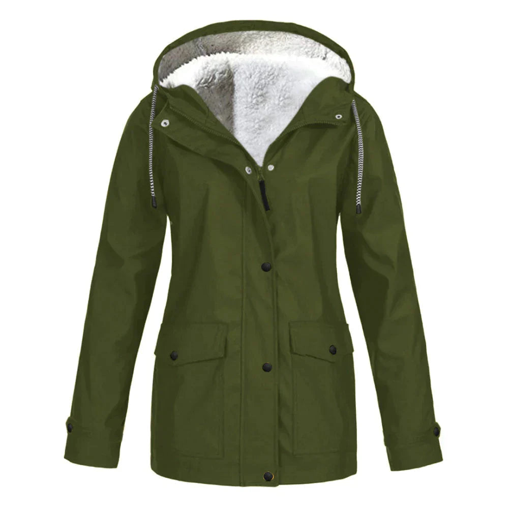 Women's Stylish Rain Jacket Functional Warmth 8