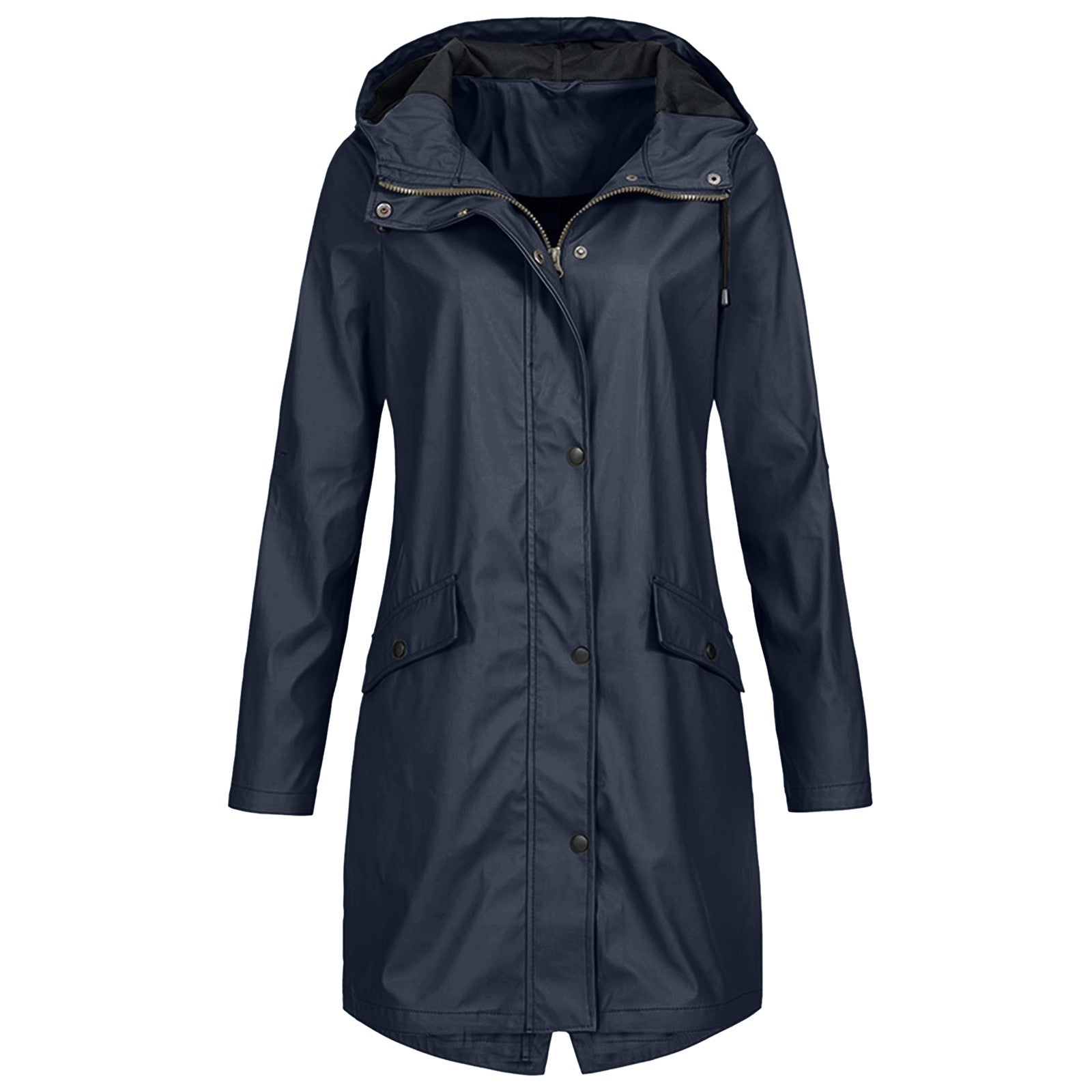 Women's Stylish Rain Jacket Windproof Waterproof 0