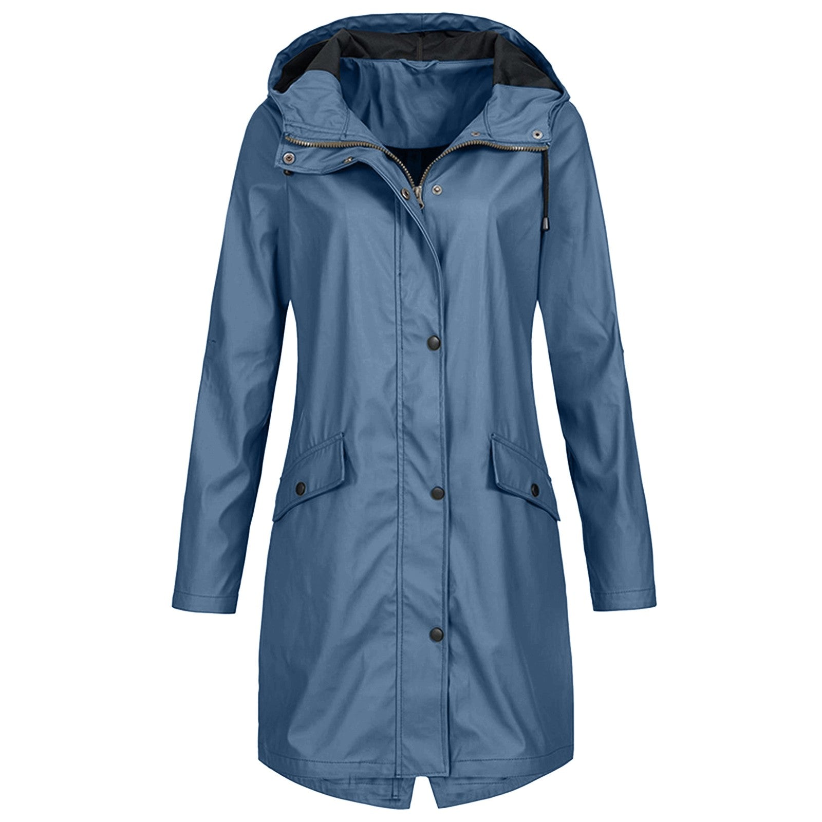 Women's Stylish Rain Jacket Windproof Waterproof 5