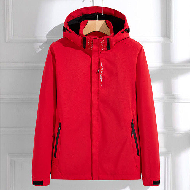 Women's Stylish Rain Jacket with Hood Waterproof 1