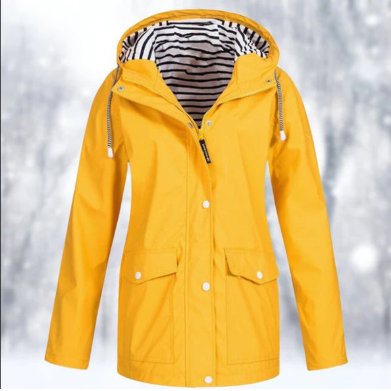Women's Stylish Waterproof Hooded Jacket Winter Comfort 0