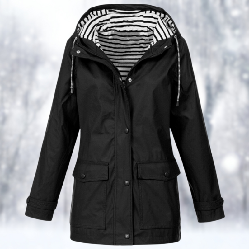 Women's Stylish Waterproof Hooded Jacket Winter Comfort 1