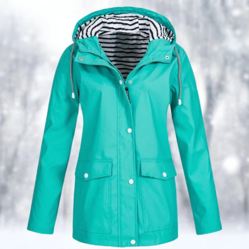 Women's Stylish Waterproof Hooded Jacket Winter Comfort 4