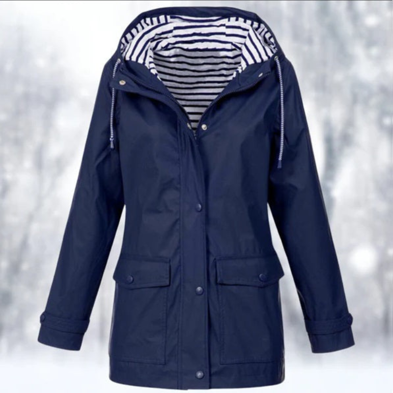 Women's Stylish Waterproof Hooded Jacket Winter Comfort 5