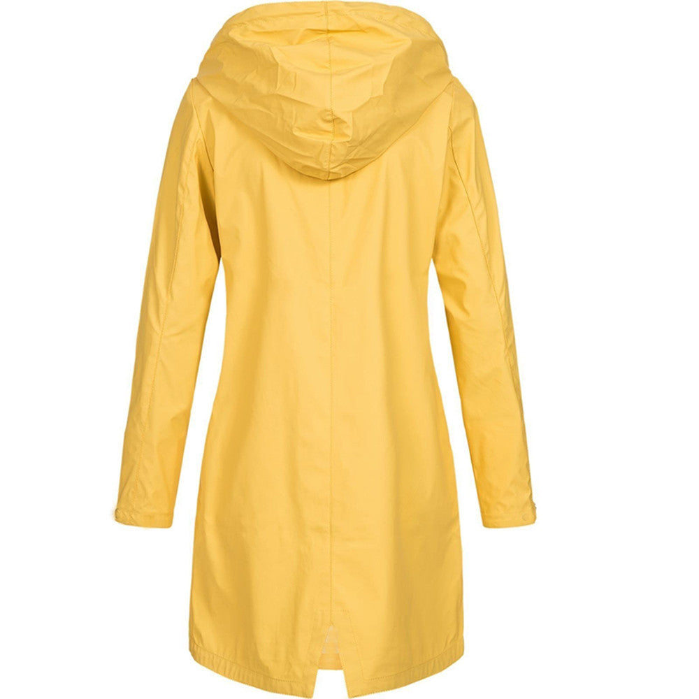 Women's Stylish Waterproof Rain Jacket Fashionable Design 3
