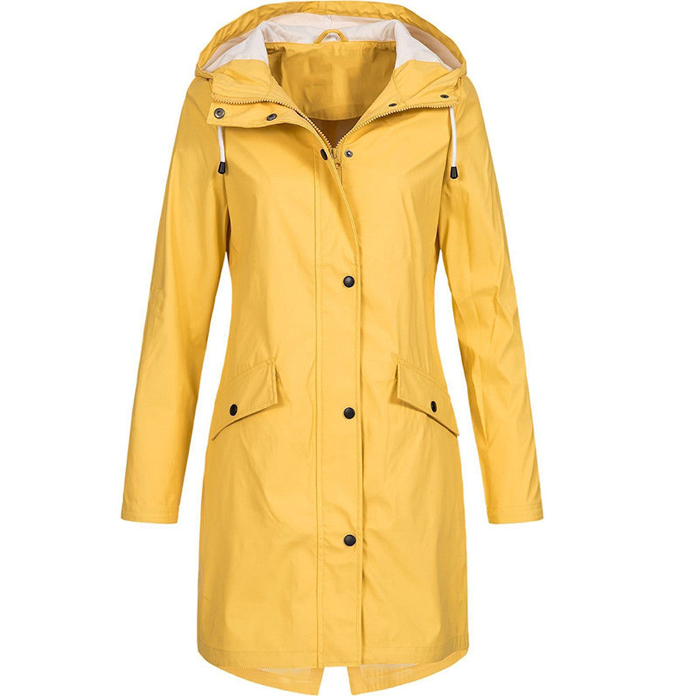 Women's Stylish Waterproof Rain Jacket Fashionable Design 6