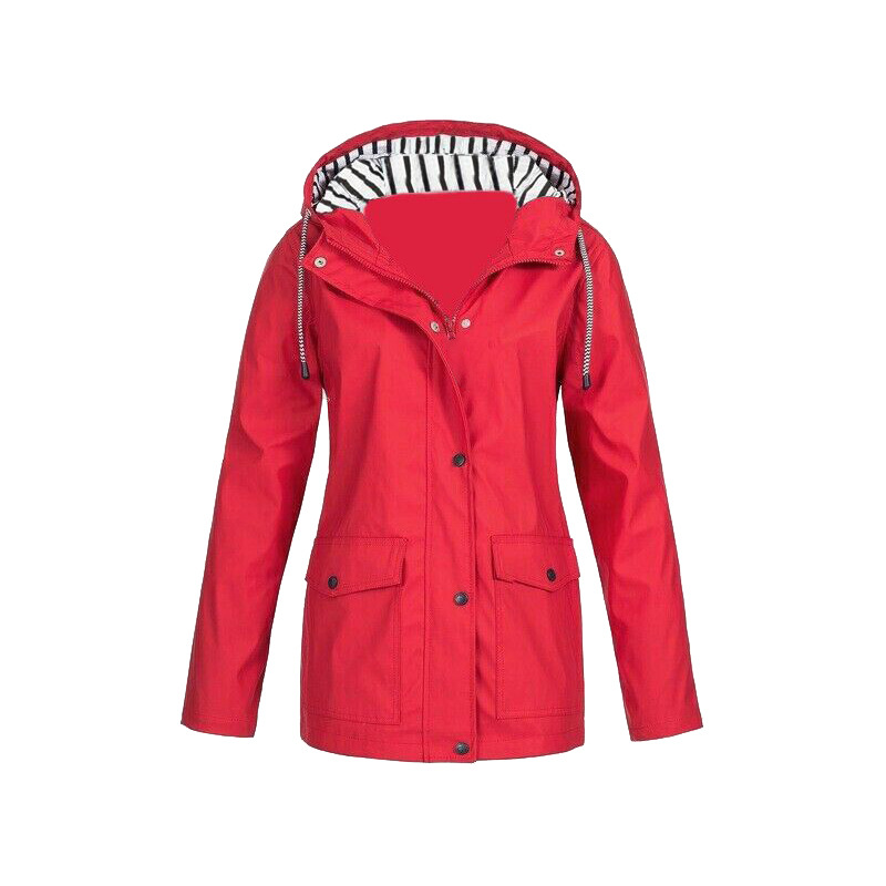 Women's Stylish Waterproof Rain Jacket Modern Design 2