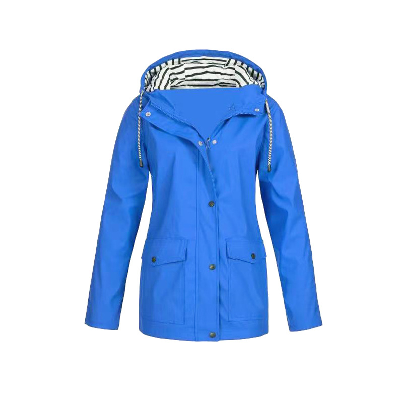 Women's Stylish Waterproof Rain Jacket Modern Design 3