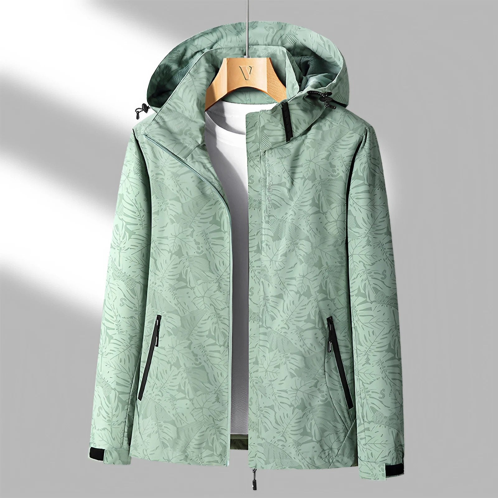 Women's Stylish Waterproof Zip-Up Hoodie for Outdoor Activities 1