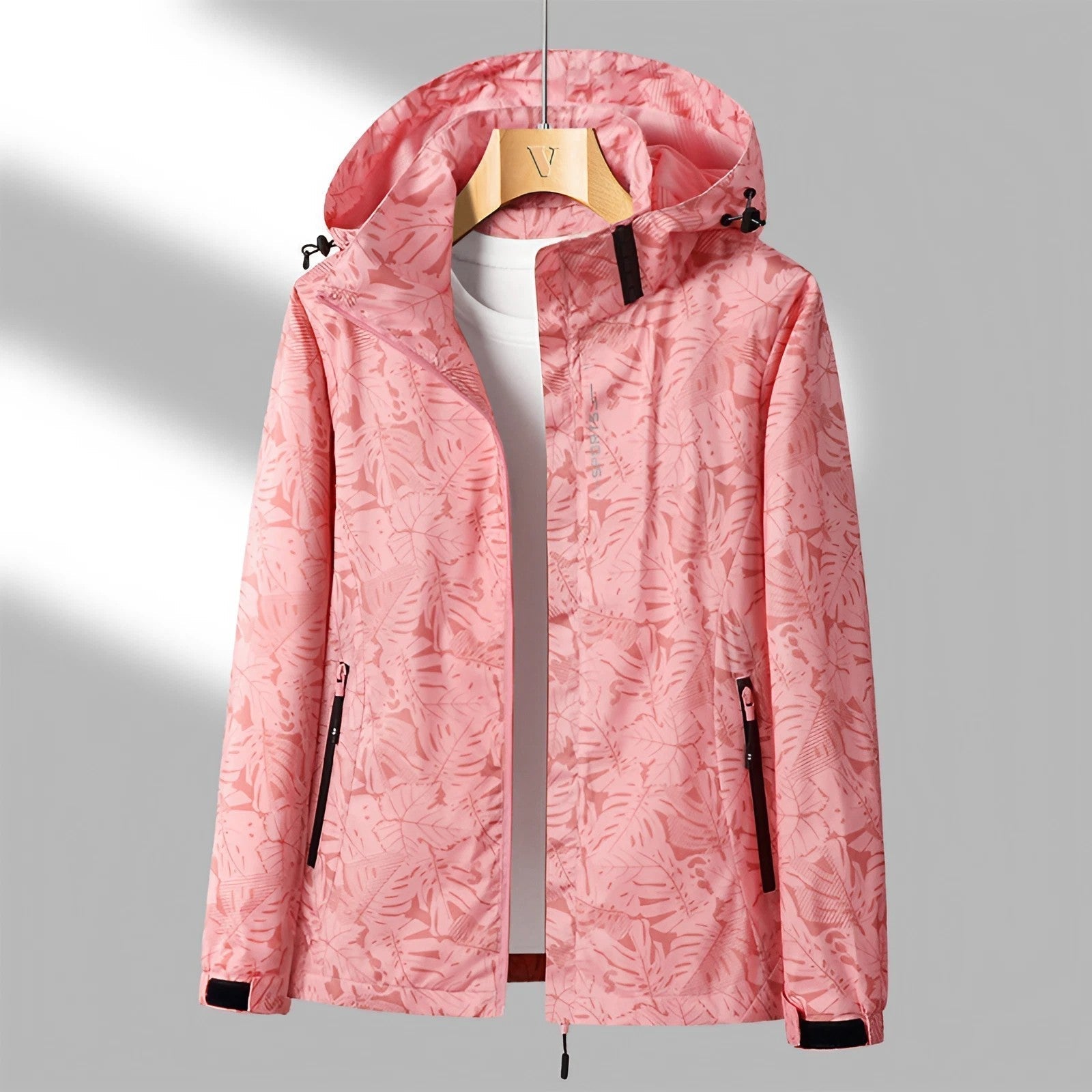 Women's Stylish Waterproof Zip-Up Hoodie for Outdoor Activities 3