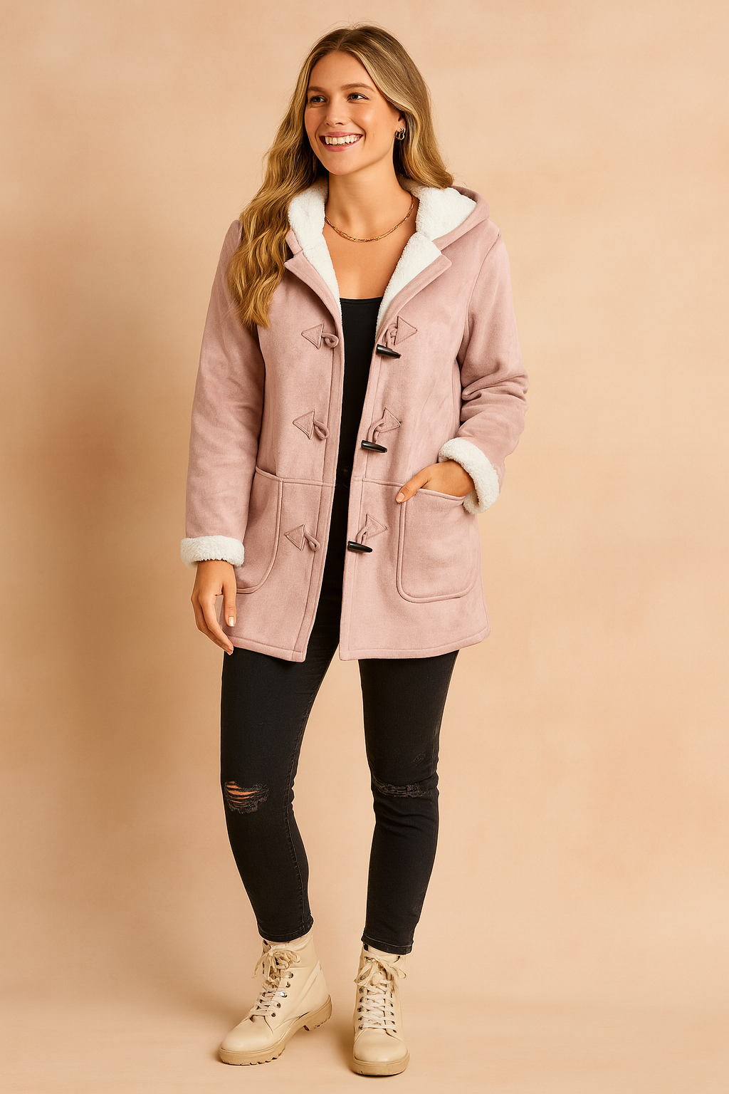 Women's Stylish Winter Hooded Jacket Warm Comfortable 0