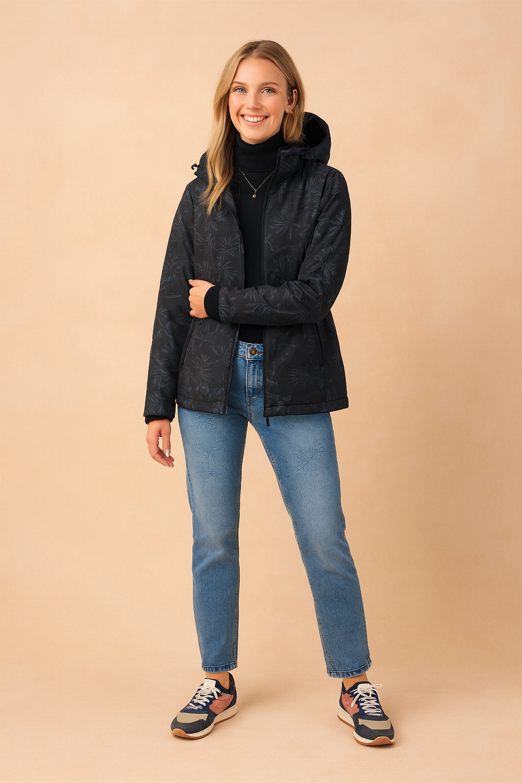 Women's Stylish Winter Jacket with Hood Functional Design 5