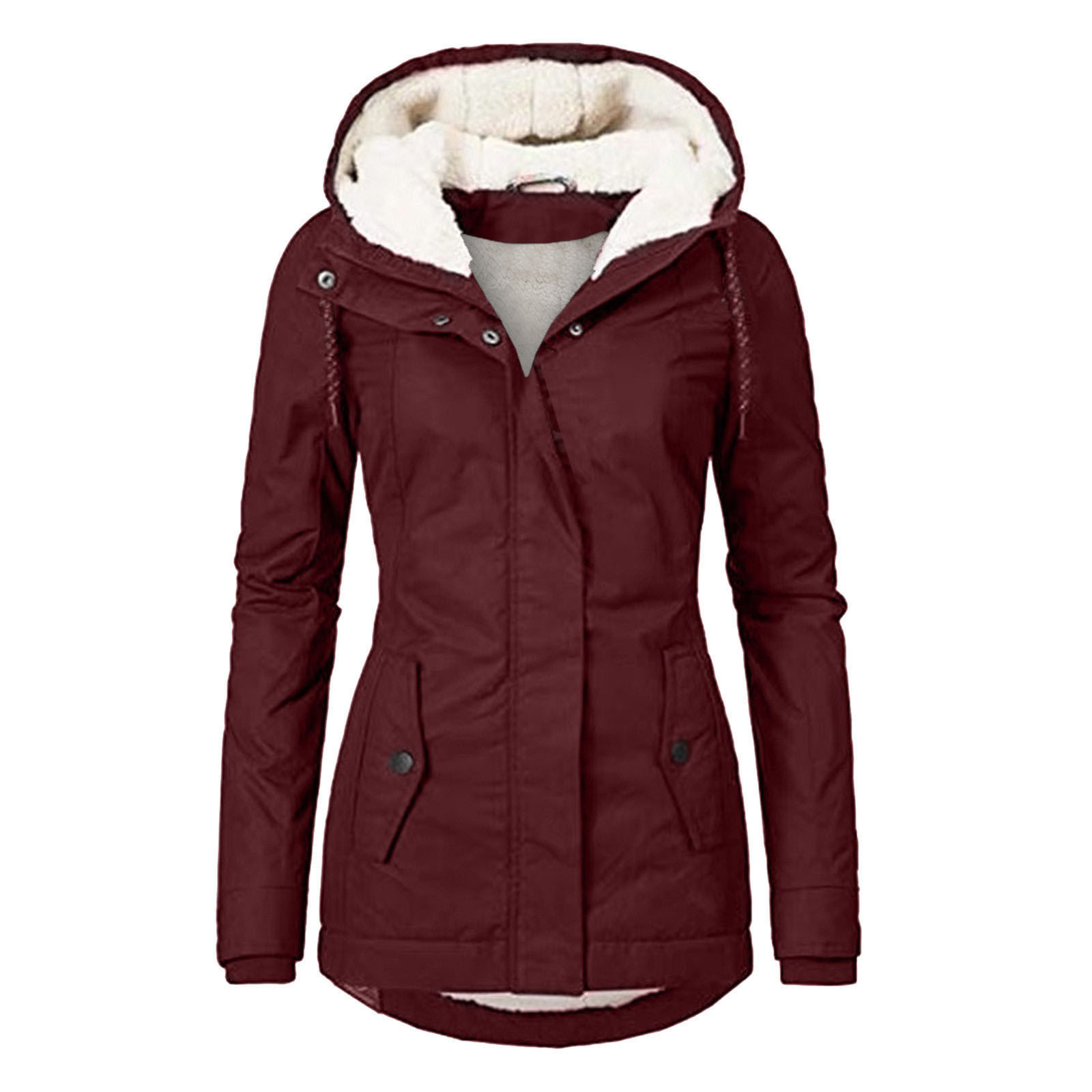 Women's Stylish Winter Rain Jacket Warm Waterproof 1