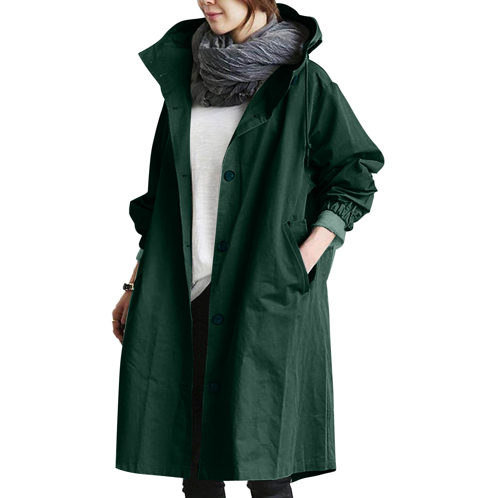 Women's Waterproof Rain Jacket Stylish Lightweight Functional Design 4